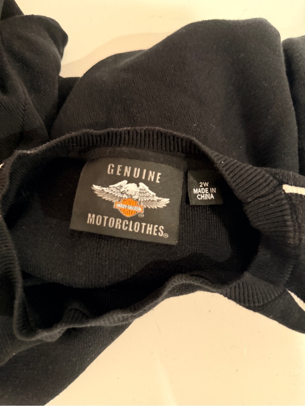 Harley-Davidson Genuine Motorclothes Black Woman Sweater